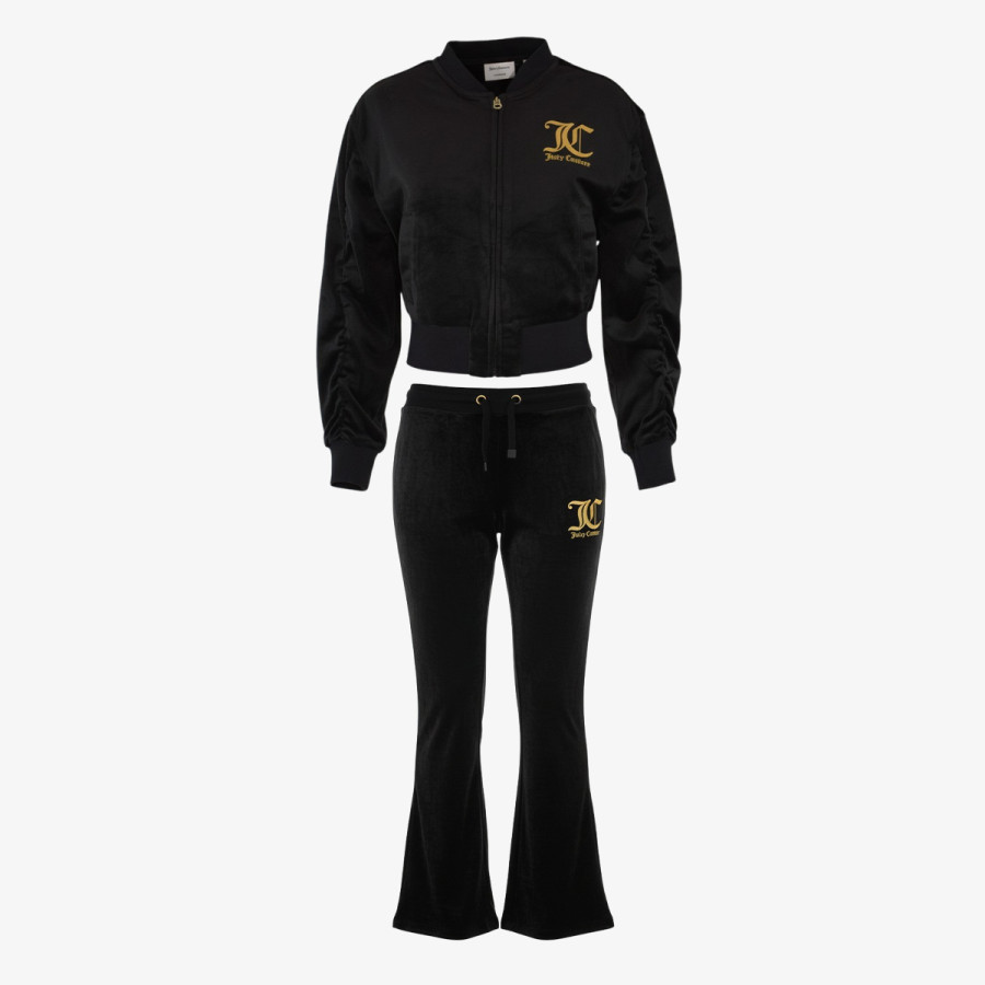 JUICY COUTURE Trenerka VELOUR BOMBER & BOOTCUT JOG SET 