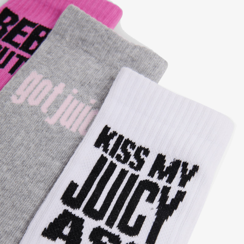 JUICY COUTURE Čarape SLOGAN SOCKS 