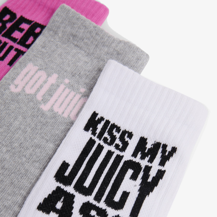 JUICY COUTURE Čarape SLOGAN SOCKS 