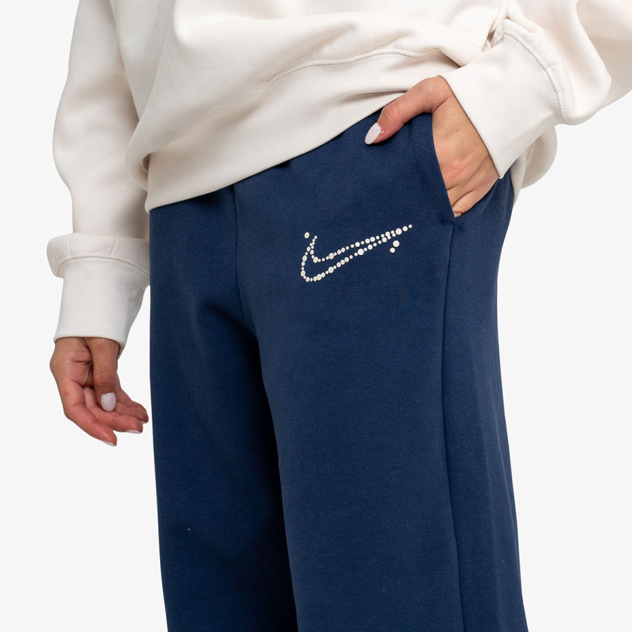 NIKE Donji deo trenerke W NSW PHNX FLC HR PANT WIDE 