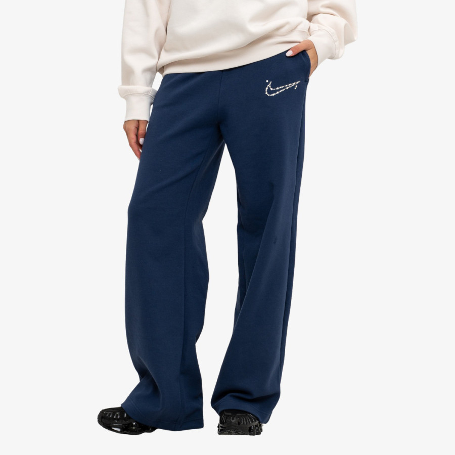 NIKE Donji deo trenerke W NSW PHNX FLC HR PANT WIDE 